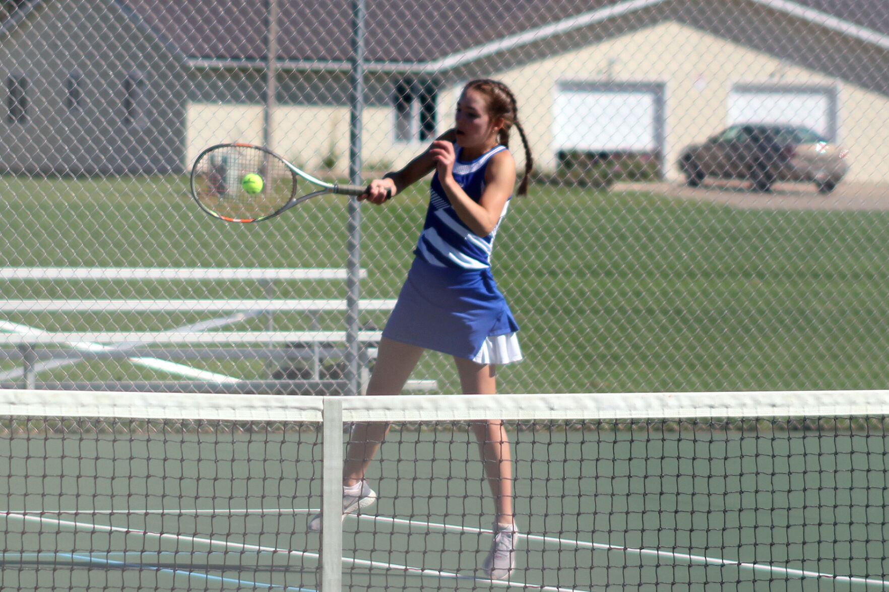 Rice Lake girls tennis at Barron 8-29-20